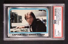 1980 Topps Star Wars Empire Strikes Back #243 - PSA 8 - CAPTAIN SOLO SENSES TRAP picture