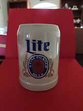 Vintage Miller Lite Fine Pilsner Beer  Beer Mug Stein picture