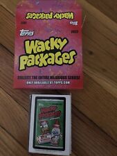 2022 TOPPS WACKY PACKAGES DECEMBER Monthly 21 Sticker Card Base Set Includes Che picture