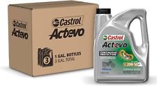 Castrol Actevo 4T 20W-50 Synthetic Blend Motorcycle Oil, 1 Gallon, Pack of 3 picture