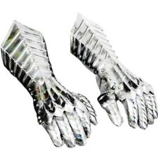 Silver Finish Nazgul Gauntlets Steel Medieval armor Gloves ~ Lord of the Rings picture