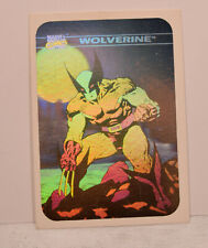 Wolverine Hologram Marvel Universe Series 1 Impel 1990 Trading Card MH4 picture