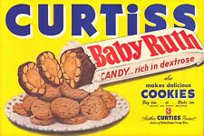 1948 Baby Ruth Vintage Ad Curtiss Makes Delicious Cookies Butterfinger picture