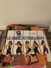Vintage Poster 30”x20” Miller Genuine Draft Patrulla Las Mujeres Etiqueta Negra picture