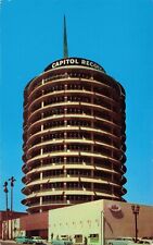Postcard Capitol Tower Capitol Records Building Hollywood California picture