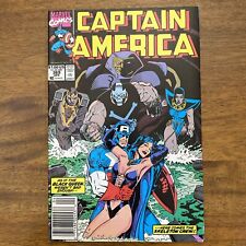 Captain America  #369  Vol 1 1990 Newsstand First Skeleton Crew 6.0 (F) 🔑 picture