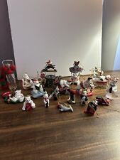Lot of 18 Coca-Cola Christmas Ornaments. Range From 4” To 1” picture