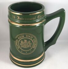 Vintage 1975-76 Slippery Rock State College Intramural Champs Beer Stein Mug picture