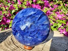 AAA++ 10kg  The beautiful natural blue ball of smelting quartz crystal  picture