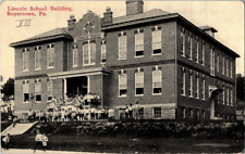 Lincoln School Building in Boyertown, PA Berks County Vintage picture