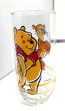 VINTAGE ANCHOR HOCKING DISNEY WINNIE THE POOH &TIGGER DRINKING GLASS picture