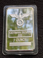 German Silver Bar 1 oz picture