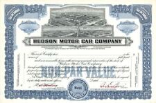 Hudson Motor Car Co. - Specimen Stock Certificate - Specimen Stocks & Bonds picture