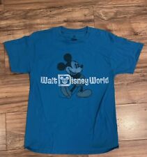 Walt Disney World T Shirt Medium Mickey Mouse Blue picture