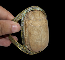 RARE ANCIENT EGYPTIAN ANTIQUE SCARAB Plaraonic Bracelet (Egypt History) picture
