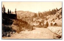 STAGECOACH STATION RPPC ~ Stierman's Stage Station , Thorn Creek Idaho City picture