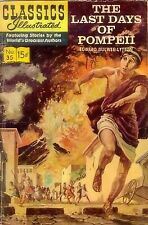 Classics Illustrated - #35 - The Last Days of Pompeii - Edward Bulwer-Lytt  FINE picture