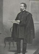 General William Rosecrans Antique US Civil War Engraving Original 1860 History picture