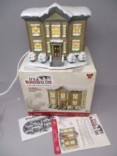 Its A Wonderful Life Christmas Village City Hall Series II Lighted Illuminated picture