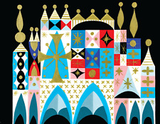 Its a Small World Concept Mary Blair Facade Colorful Disney Disneyland Print picture