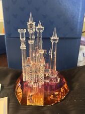 Very Rare Hard To Find Cinderellas Castle Crystal World COA Original Box picture
