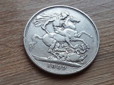 1889 VICTORIA British Silver Coin picture