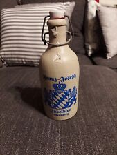 Vintage Franz Joseph Stoneware Beer Jug Bottle picture