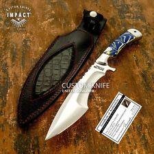 IMPACT CUTLERY RARE CUSTOM FULL TANG BOWIE KNIFE RESIN HANDLE- 1553 picture