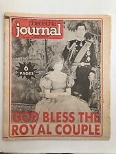 Philadelphia Journal Tabloid July 29 1981 Princess Diana and Prince Charles picture