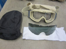 Very Good Condition   ESS Profile NVG Ballistic Goggles Desert Tan picture
