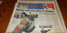 Feb 12, 1998 USA Today Sports section-Early Snowboarding in the Olympics picture