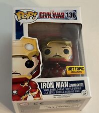 Marvel Civil War Iron Man (Unmasked) Funko Pop # 136 picture