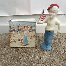 Vintage Avon Marching Proud Figurine With USA Sweet Honesty Cologne USED picture