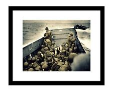 Normandy Invasion 8x10 photo print WWII D-Day Omaha Beach ARMY military WW2 picture