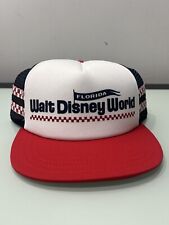 NEW VANS Walt Disney World 50th Anniversary Trucker Hat Flat Brim Snap Back  picture