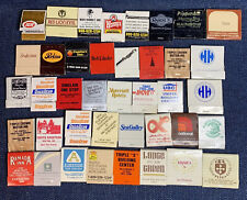 Lot Of 40 Vintage Matchbooks Back Strikes Advertising Ephemera Incl. Beer Hotels picture