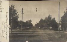 Gaylord MI Road Scene 1908 Real Photo Postcard picture