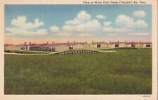 Postcard View Motor Pool Camp Campbell KY TN picture