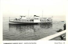 Postcard RPPC 1940s California Santa Catalina Submarine Loaded Boat TR24-2321 picture