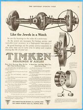 1912 Timken Roller Bearing Co Canton OH Detroit Axle Like the Jewels in Watch Ad picture