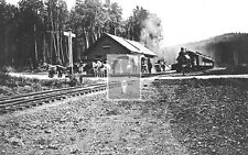 Railroad Train Station Depot Oquossoc Maine ME Reprint Postcard picture