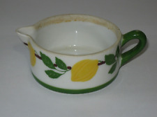Antique/Vintage Hand Painted Italian Floral Cup Green & Yellow picture