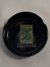 Vintage Rare 1987 U.G.N. Louisiana Swamp Alligator Ashtray Tobacco Ceramic picture
