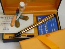 WATERMAN *MAN NIGHT & DAY* FOUNTAIN PEN- RESIN AND GOLDPLATED -BOX-GARANTEE picture
