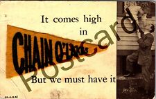 1913 It comes high in CHAIN O'LAKES But we must have it, pennant  postcard jj204 picture