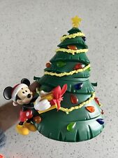 Disney Parks Mickey Mouse Green Christmas Tree Light-Up Popcorn Bucket picture