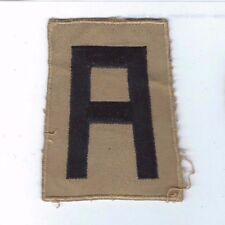 WW2 US Military 1st Army Pre Inter War SSI Patch Insignia Khaki picture