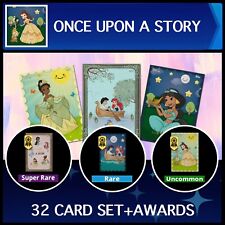 ONCE UPON A STORY-STANDARD 32 CARD SET+AWARD READY-TOPPS DISNEY COLLECT picture