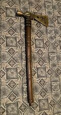 1880’s antique brass pipe tomahawk picture