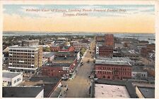 c.1910 BEV Stores Business District looking Toward Bay Tampa FL post card  picture